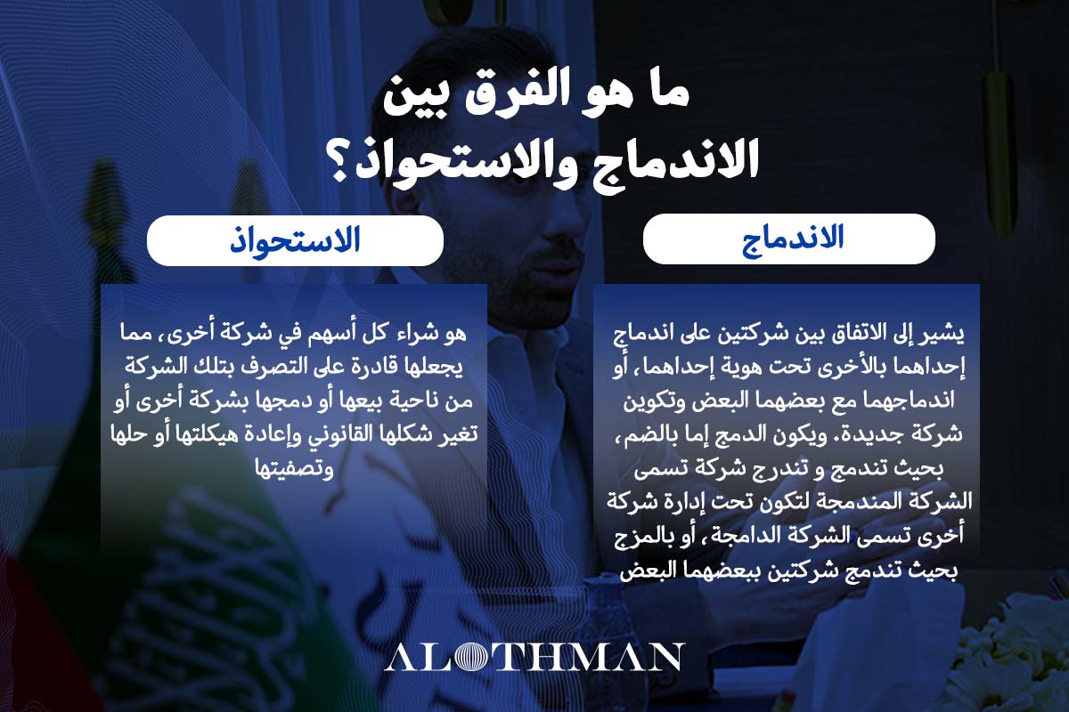 الفرق بين الاندماج والاستحواذ
