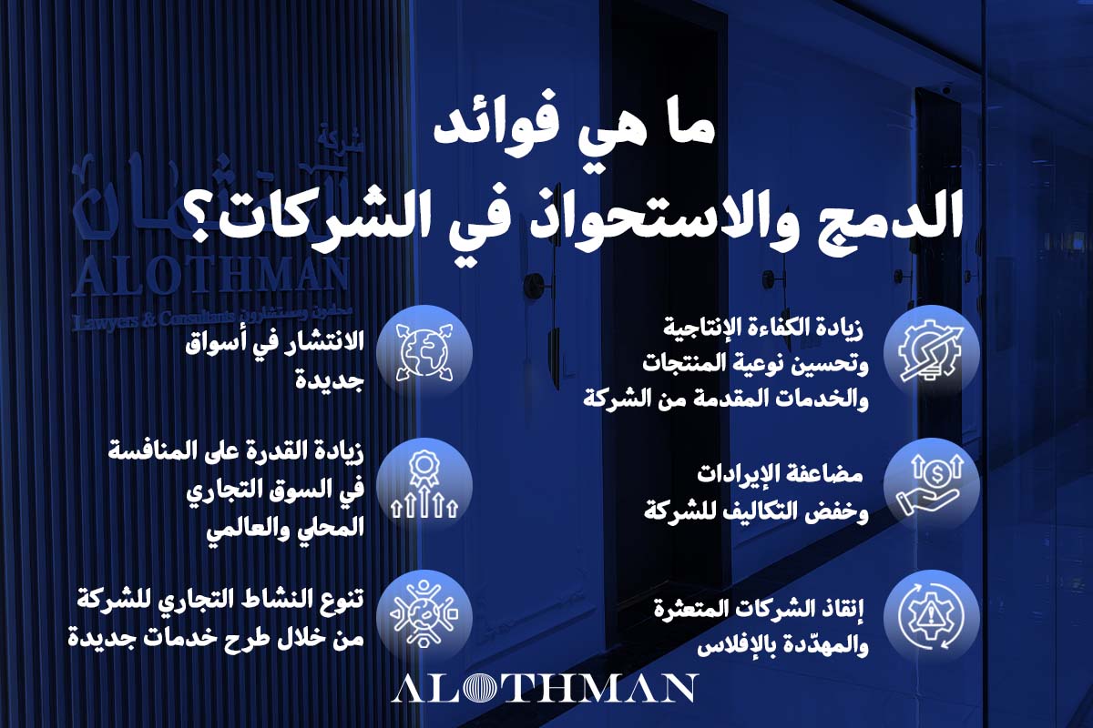 فوائد الاندماج والاستحواذ بين الشركات