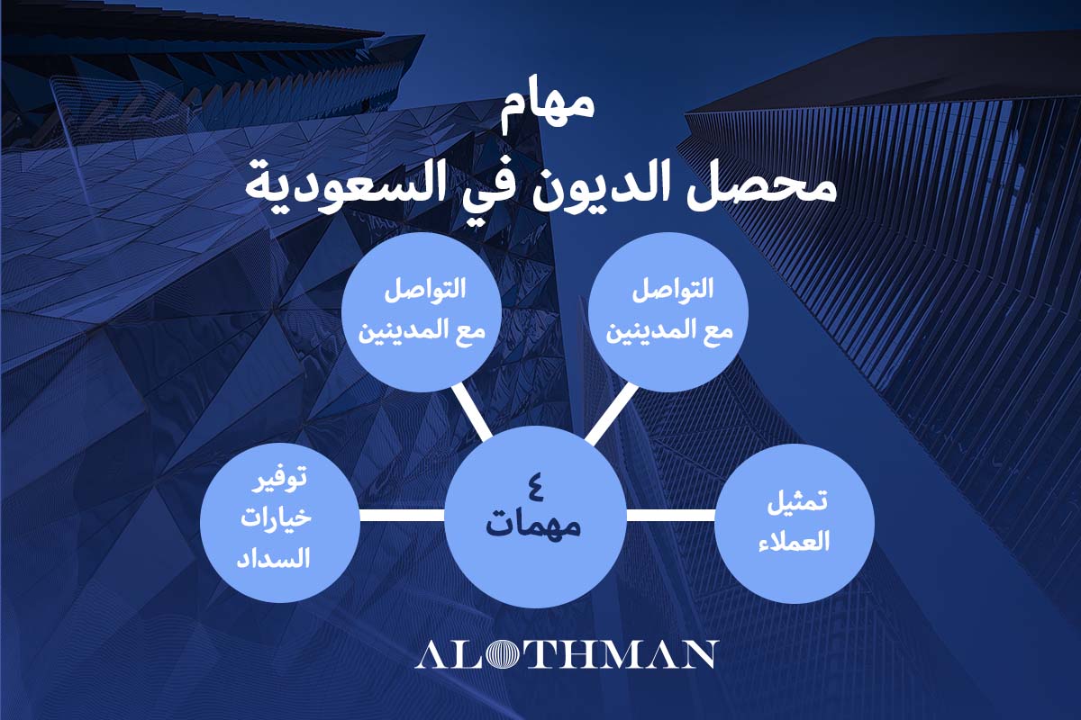مهام محصل الديون في السعودية